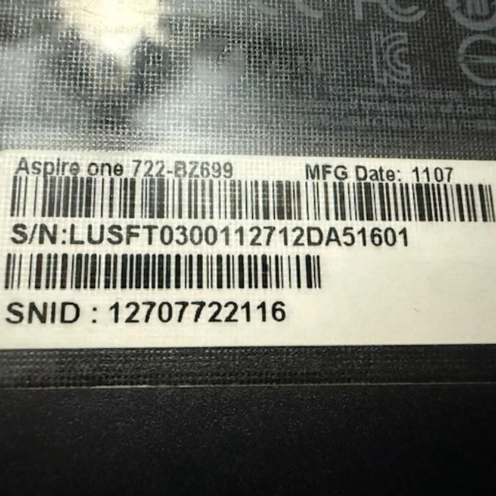 Acer Aspire One AO722-BZ69911.6